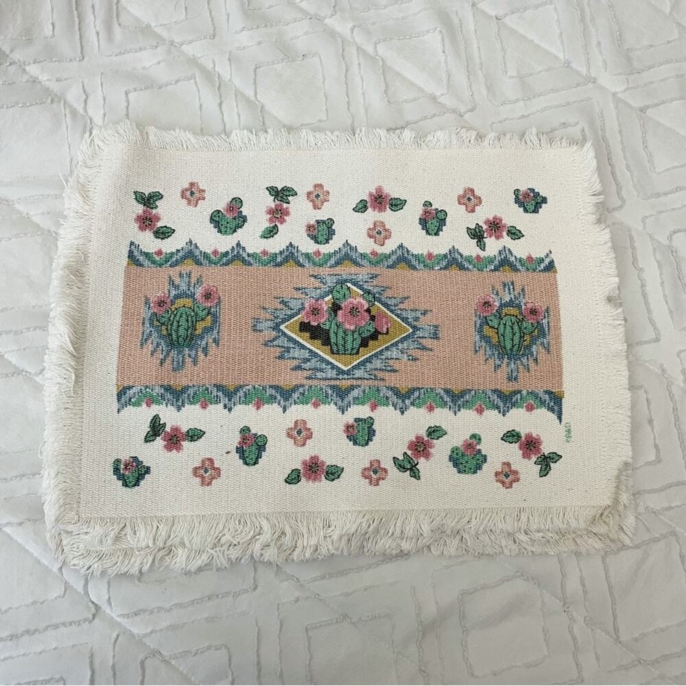 Vintage Cactus Southwestern Placemats